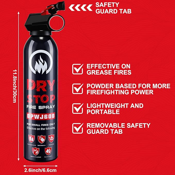 4 Pack Dry Powder Fire Extinguisher - Image 2