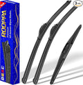 3 wipers Replacement for 2019-2023 Honda passport, Windshield Wiper Blades by ROOPPA