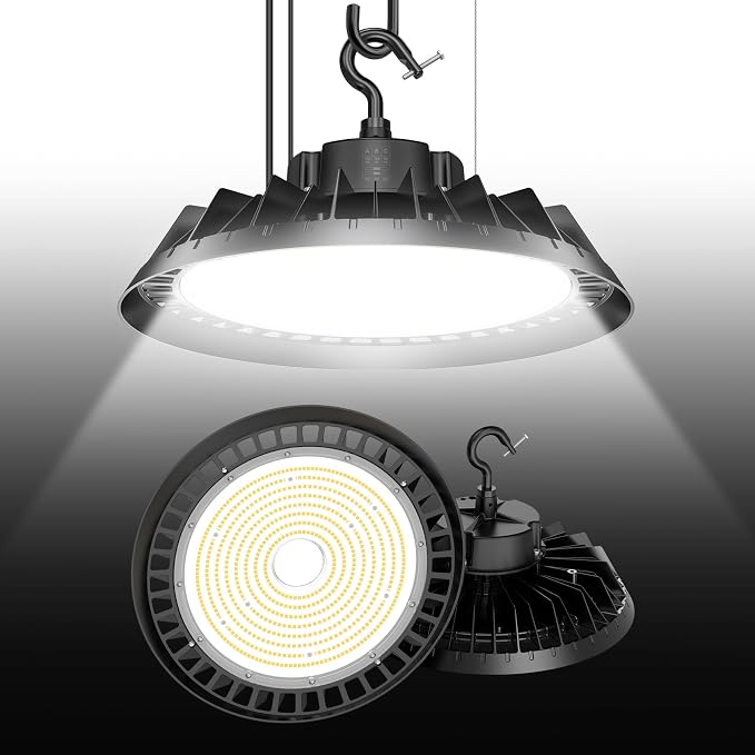 LED High Bay Lights, Super Bright 150W UFO High Bay LED Shop Lights, 22500LM by BBESTLED