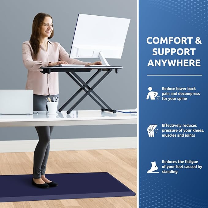 KitchenClouds Kitchen Mat Cushioned Anti Fatigue Rug 20"x39" Waterproof - Image 4
