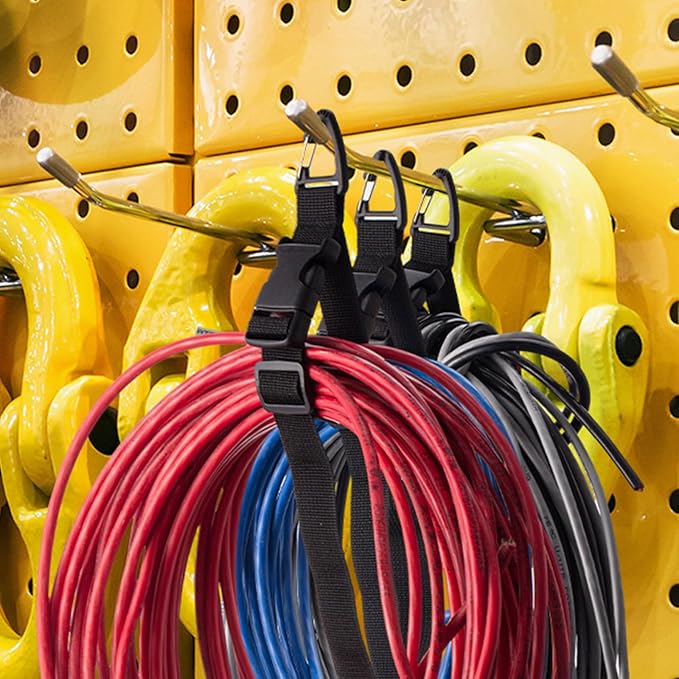 24 Pack 17 Inch Adjustable Extension Cord Holder Organizer - Image 5