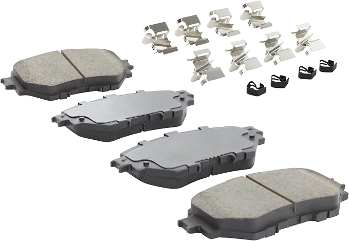 Premium Semi-Metallic Front Brake Pads Compatible - Image 2