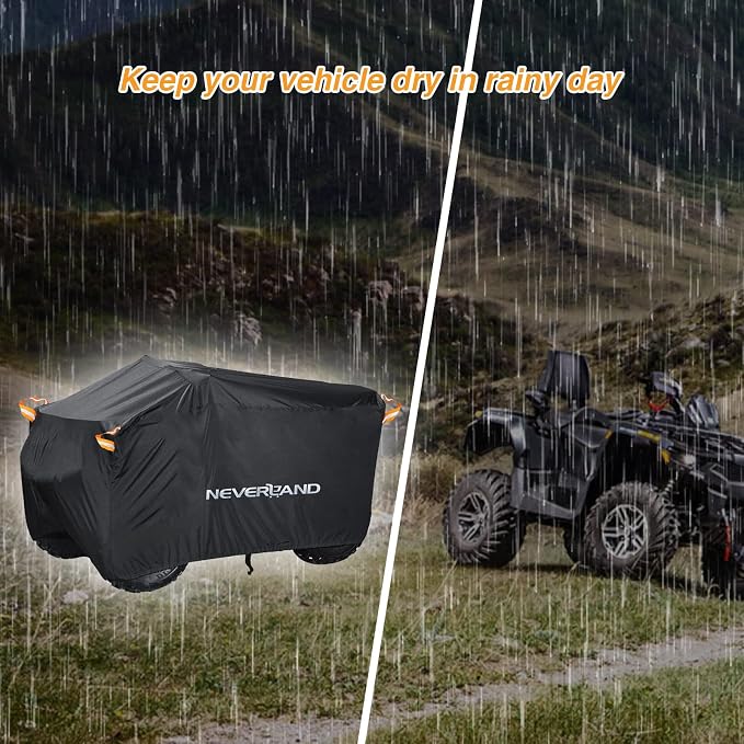 NEVERLAND ATV Cover Waterproof Heavy Duty 4 Wheeler Cover Quad Cover All Season - Image 8