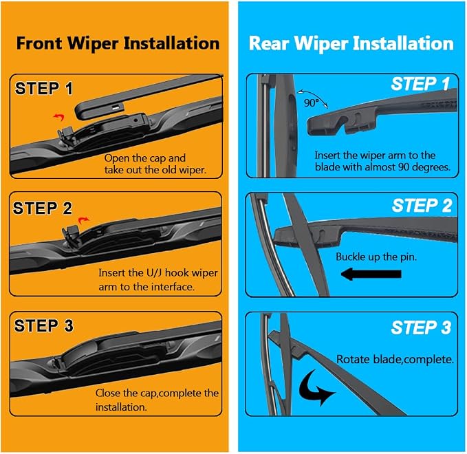 AUTOBOO 26"+18" Windshield Wipers - Image 6