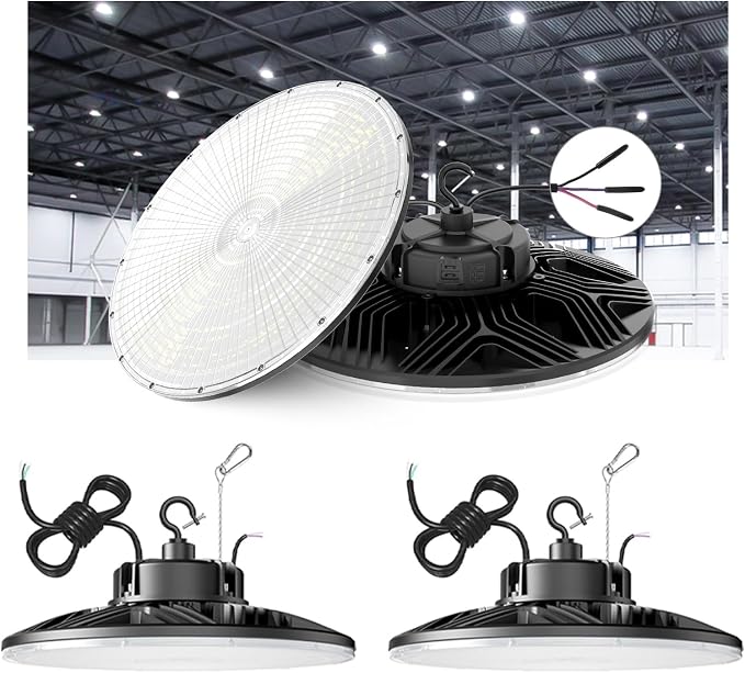 240W/200W/150W UFO LED High Bay Light, UL & DLC Listed 5000K Daylight 33600LM by ORRGENA