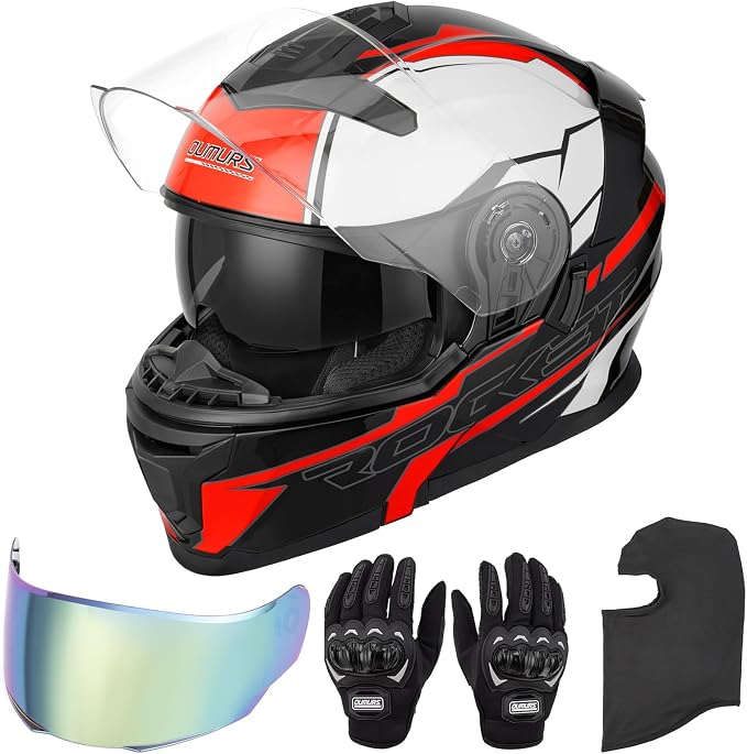Modular Motorcycle Helmets Full Face Flip up Street Bike Motorcycle Helmet - Image 7
