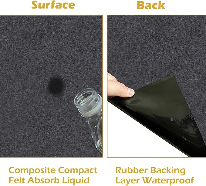 Large Rubber Mat 6.6x8.5 Feet Oil Absorbent Garage Mat - Image 5