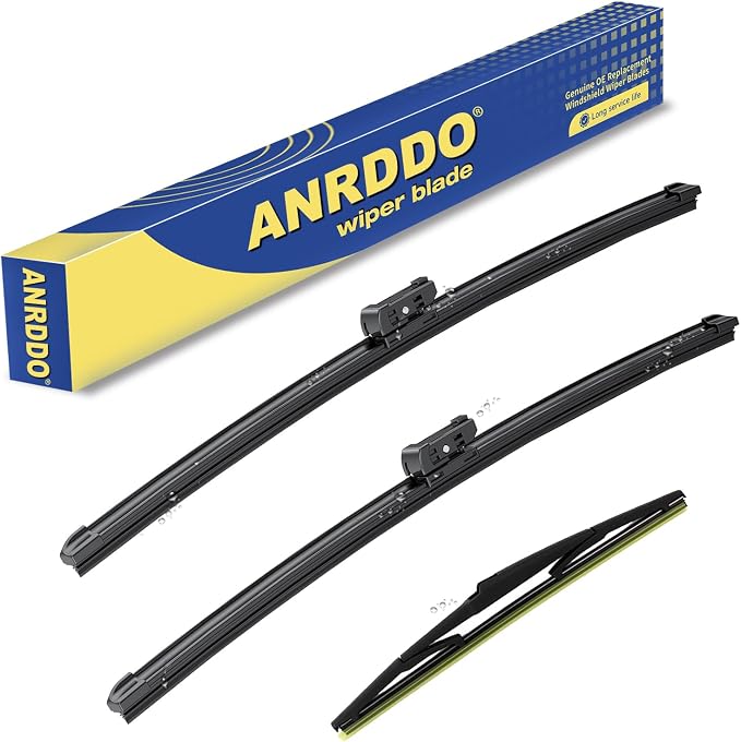 3 wipers Replacement For Toyota C-HR CHR 2016 2017 2018 2019 2020 2021 2022 by ANRDDO