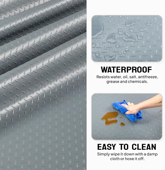 Bonnlo 7.5x17 FT Garage Floor Mat - Image 5