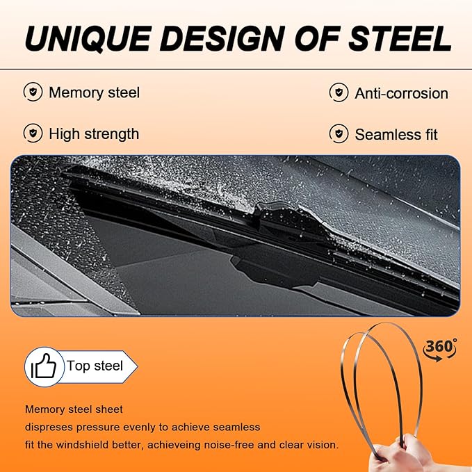 HULADAED® 28'' 20''16'' Windshield Wipers Replacement - Image 4
