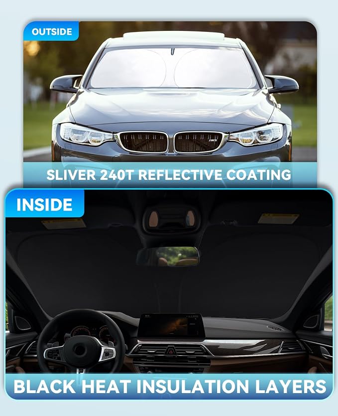 Sun Shade for Tucson Windshield Sunshades for 2022-2024 2025 2026 Tucson for - Image 4