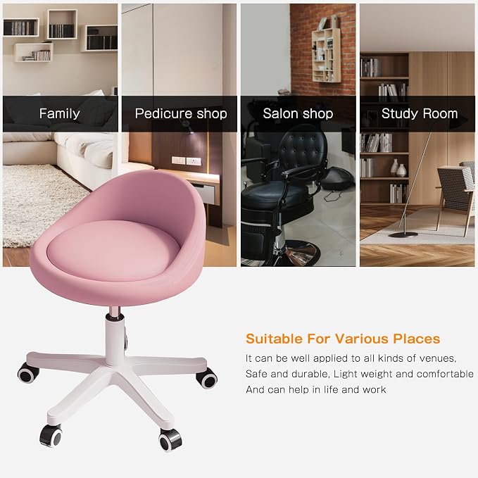 Rolling Stool Rolling Hydraulic Salon Stool - Image 5