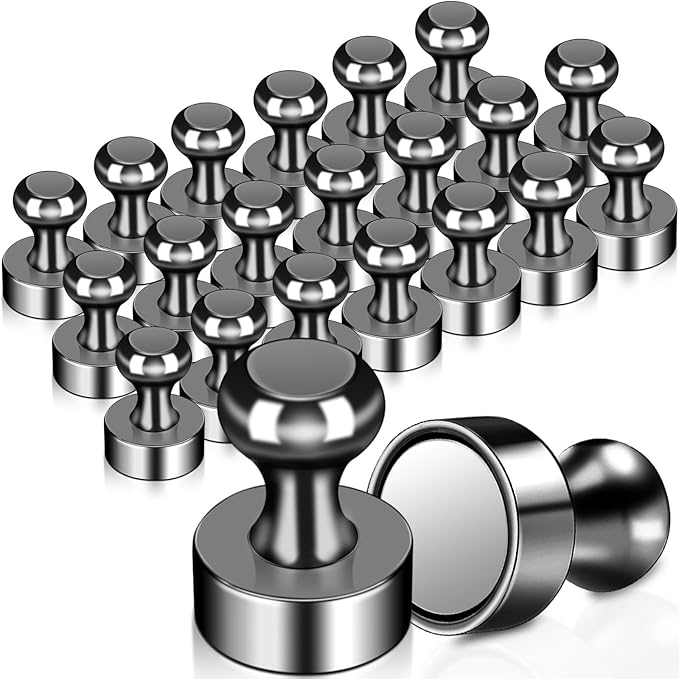 22 Pack Fridge Magnets, Push Pin Magnets Refrigerator Magnets Small Strong by MAGXCENE