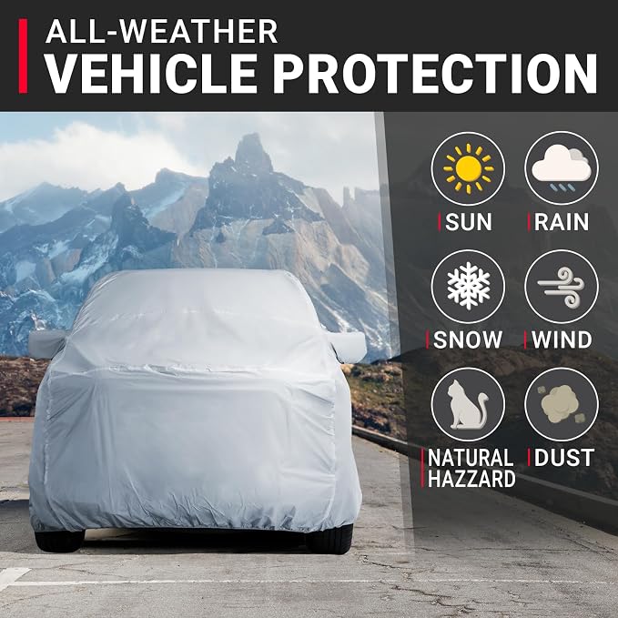 iCarCover Fits 2011-2024 Crew Cab, 5.6 ft Short Bed RAM 1500 Truck Cover - Image 2