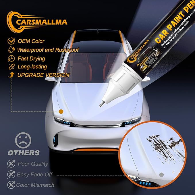 LC9A/0Q Pure White Car Touch Up Paint - Image 4