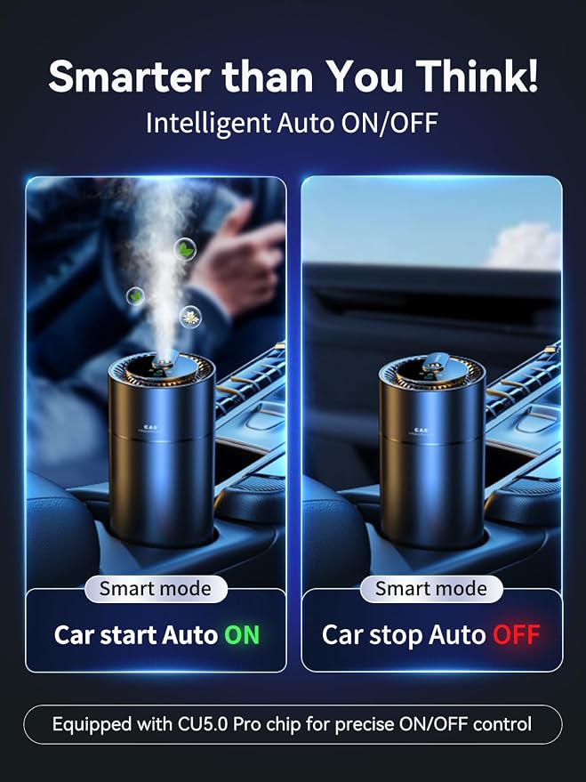 Ceeniu Smart Car Air Fresheners, New Smell Experience By Ultrasonic mist - Image 5