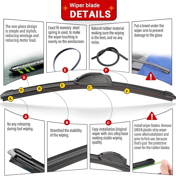Windshield Wiper Blade Set Replacement - Image 3