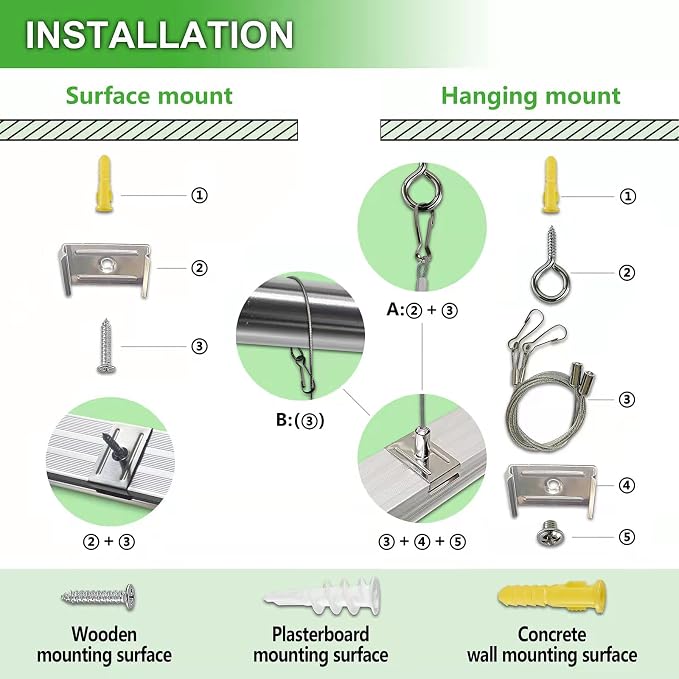 8Pack 8FT LED Shop Light Garage Light, 100W 6000K White Light 15000LM Super - Image 5