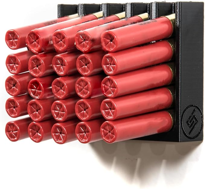 Spartan Mounts Shotgun Shell Storage Solution | Safe Gun Room Display Storage - Image 3