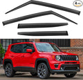 Window Visors Rain Guards Shield by YQAUTEC