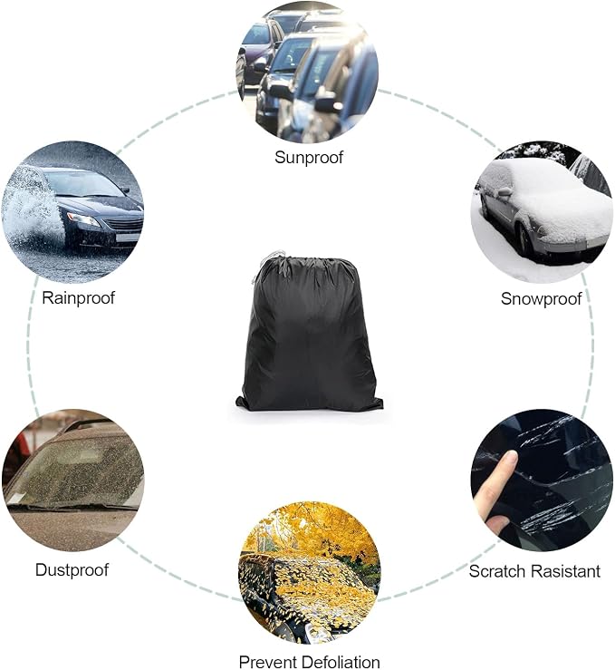 Waterproof Car Cover for Chevrolet Camaro 2010-2022 240T Outdoor Full Car Cover - Image 4