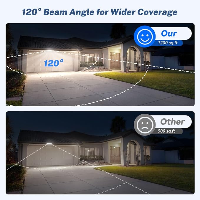 4 Pack LED Shop Lights, 100W 11000LM Plug in Garage Light - Image 5