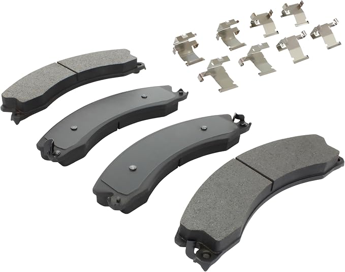 Premium Semi-Metallic Front Brake Pads Compatible - Image 2