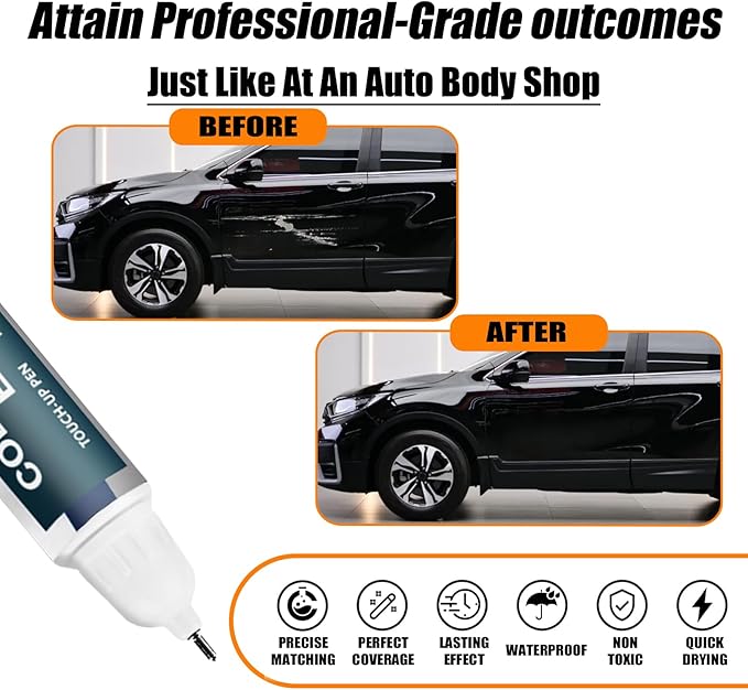 Crystal Black Pearl Touch Up Paint Compatible - Image 2
