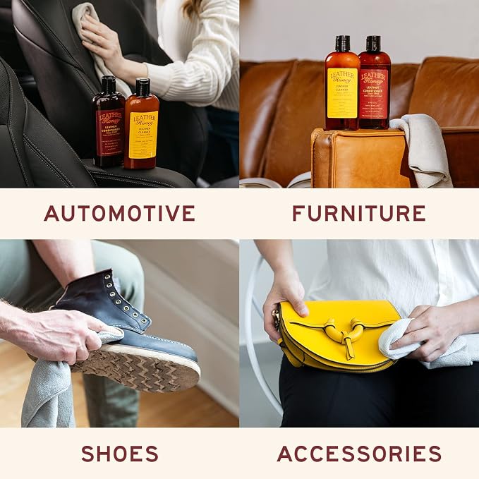 Leather Honey Leather Conditioner & Cleaning Kit - Image 2