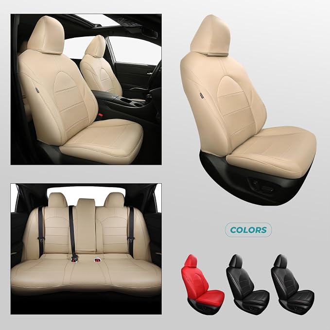 for Toyota Camry Seat Covers LE SE SE Nightshade 2018 2019 2020 2021 2022 2023 - Image 8