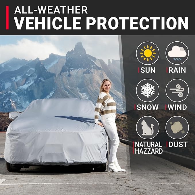 iCarCover Custom Car Cover for Nissan 300ZX 2+2, Waterproof All-Weather Rain - Image 2