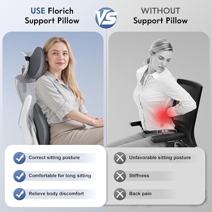 FLORICH Lumbar Support Pillow and Neck Pillow - Image 6