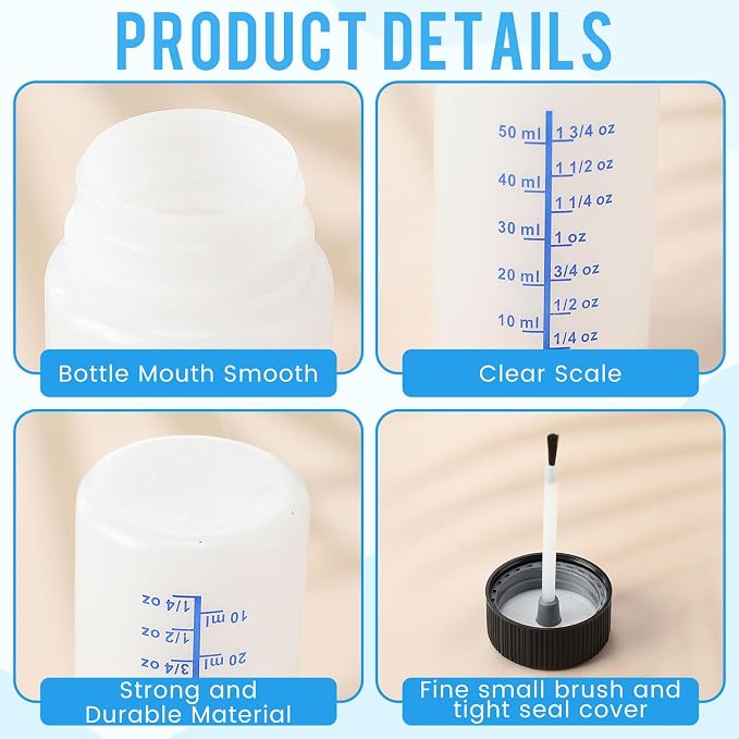 Mumufy 60 Pcs Touch up Paint Bottles - Image 6