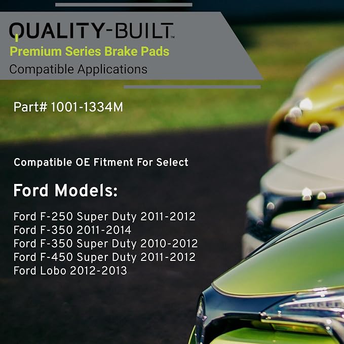 Premium Semi-Metallic Rear Brake Pads Compatible - Image 3
