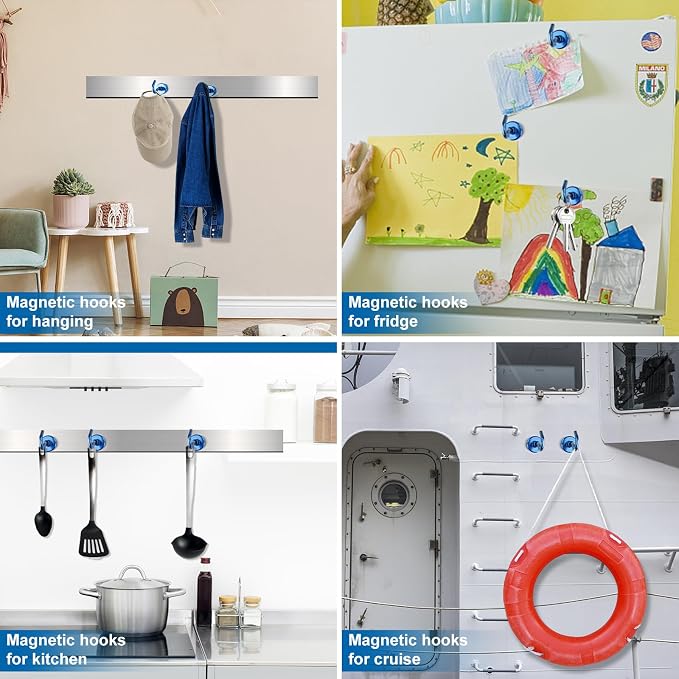 LOVIMAG Cruise Ship Essentials, 80Lb Magnetic Hooks - Image 7