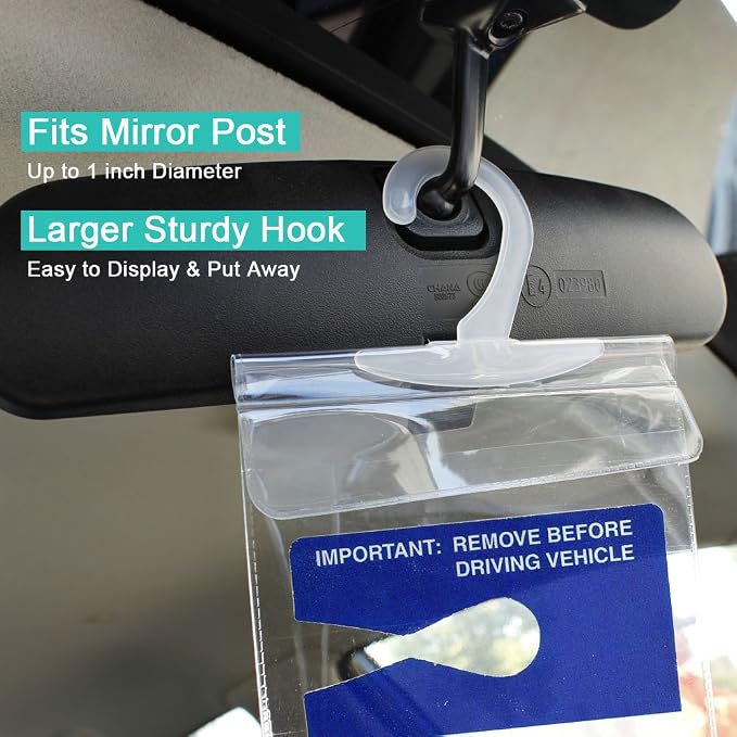 Handicap Parking Placard Holder, Ultra Transparent Disabled Permit Protective - Image 4