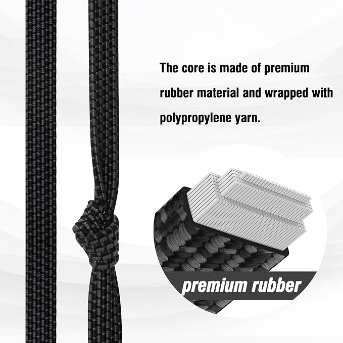 Bungee Cords with Hooks Heavy Duty, Flat Adjustable Bungee Cords with Hooks 80 - Image 5