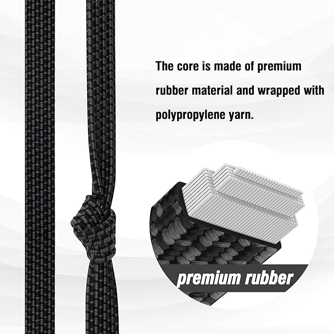 Bungee Cords with Hooks, 40 Inch Flat Adjustable Bungee Cords with Hooks Heavy - Image 5