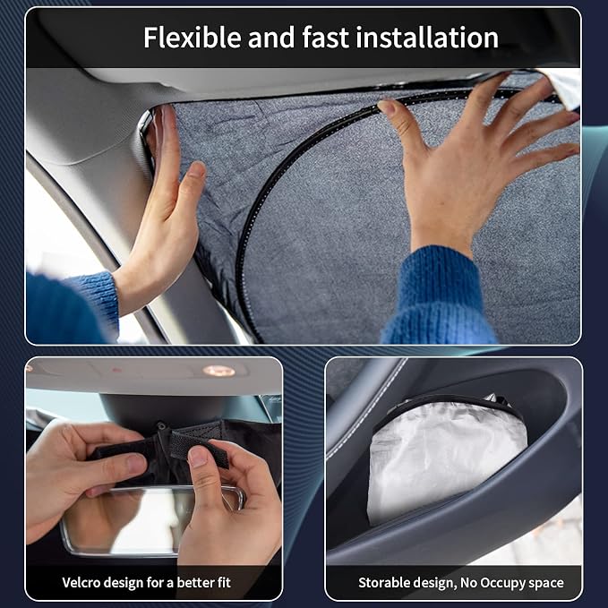 Car Windshield Sun Shade for 4Runner 2003-2009-Sunshade for Front Window Cover - Image 7