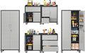 Metal Tool Cabinet, Garage Storage Cabinet System, Wall Cabinet & Locking by VIYET