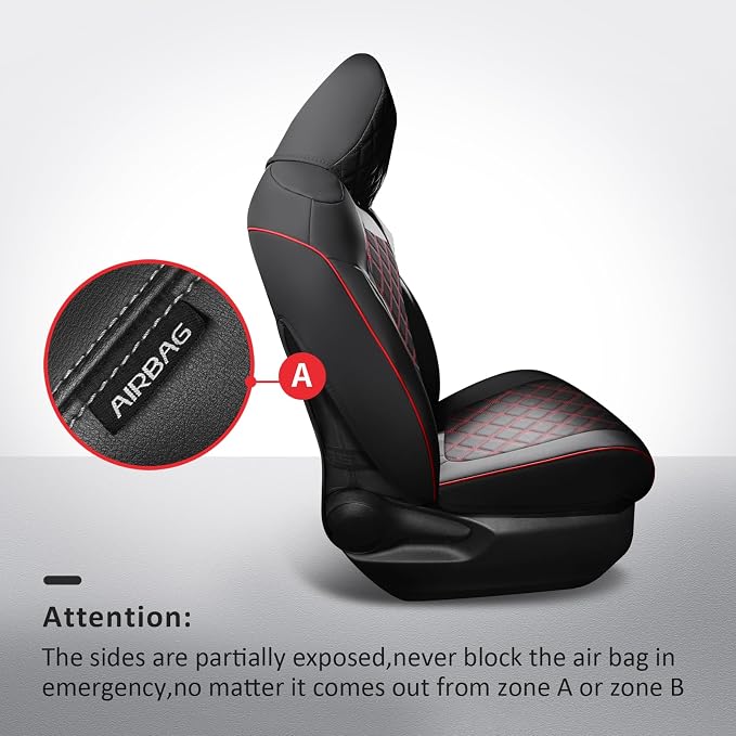 MIROZO Seat Covers for Rav4, Non-Hybrid Toyota RAV4 Seat Covers Car Seat Cover - Image 2