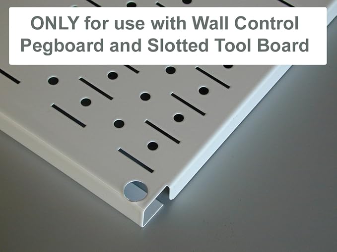 Pegboard Organizer Wall Control Metal Pegboard Tool Storage Kit - Image 6