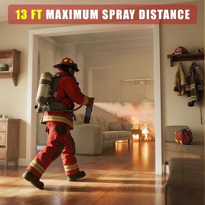 Dry Stop Fire Extinguisher for Home & Vehicle - 600g Dry Chemical Powder Fire - Image 5