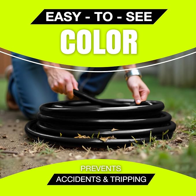 200ft Outdoor/Indoor Extension Cord 12/3 Gauge Extra Heavy Duty 3 Prong SJTW - Image 5