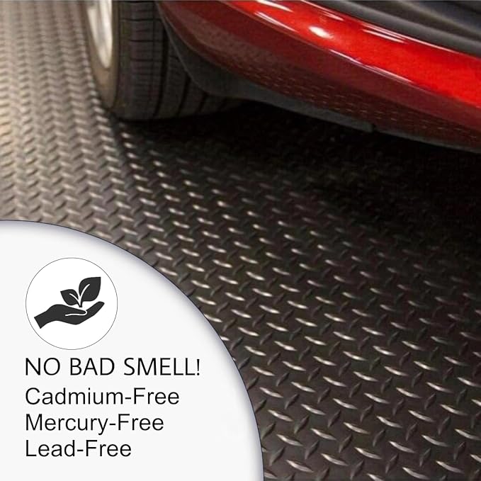 SEAL 5 x 20 Ft Premium Garage Floor Mat, Solid 2.8mm Thick Gray Commercial - Image 7