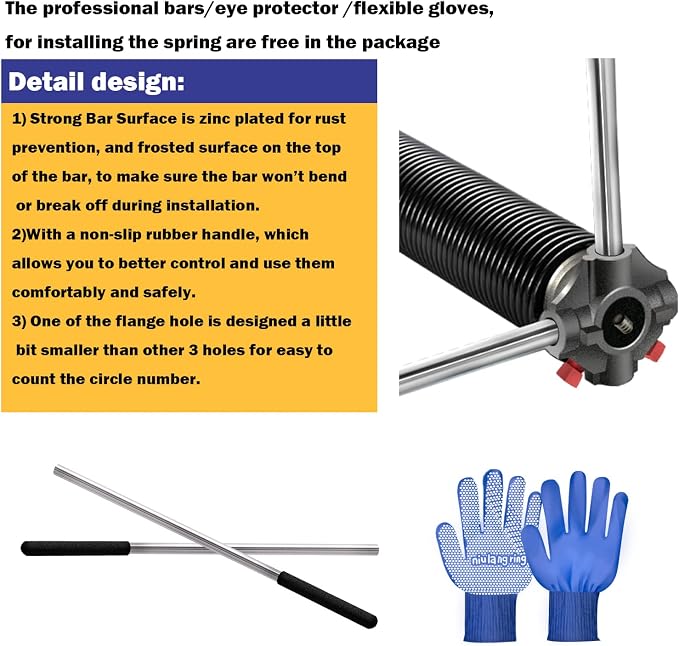 2" Garage Door Spring, Garage Door Spring Replacement, Torsion Springs - Image 5