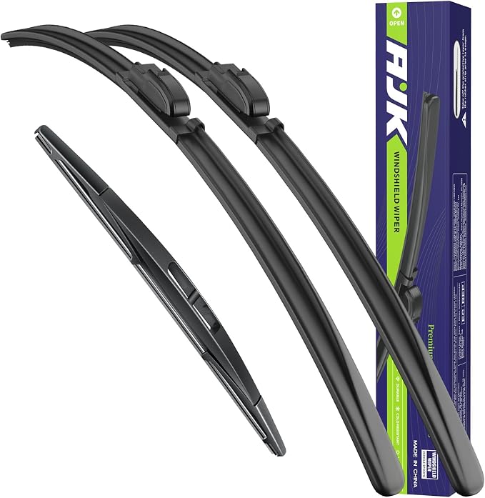 AJK Wiper Blades for Mazda CX-30 2020 2021 2022 2023 2024, 3 Piece All Weather by AJK