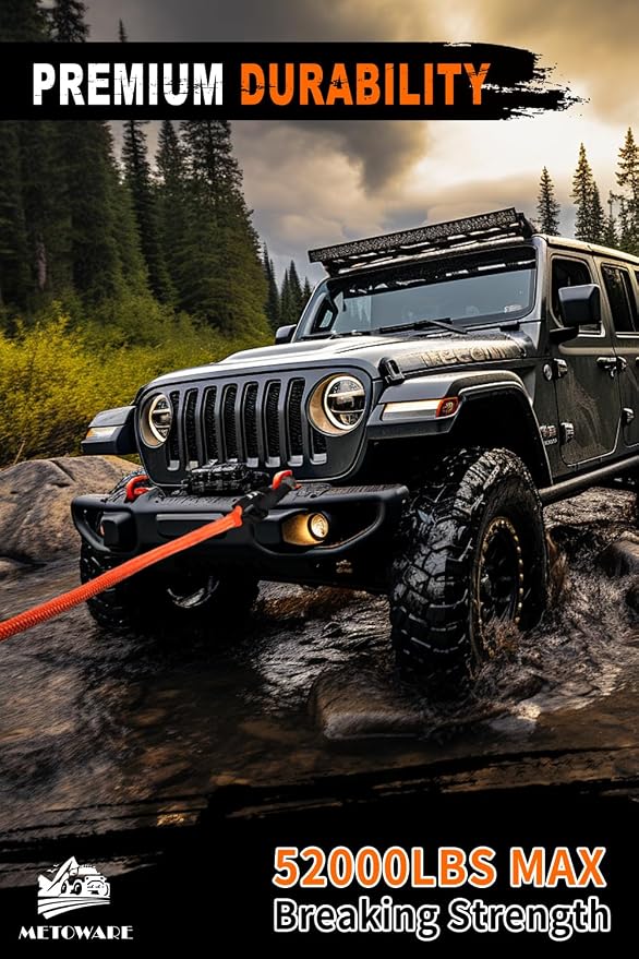 METOWARE Kinetic Recovery Rope Offroad Tow Kit - Image 5