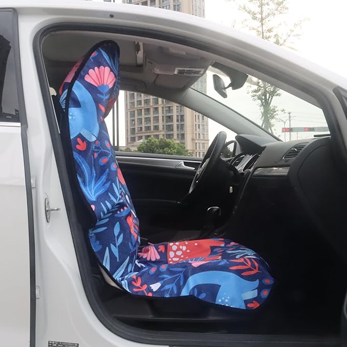 Car Seat Cover Protector Front Seats, - Image 6
