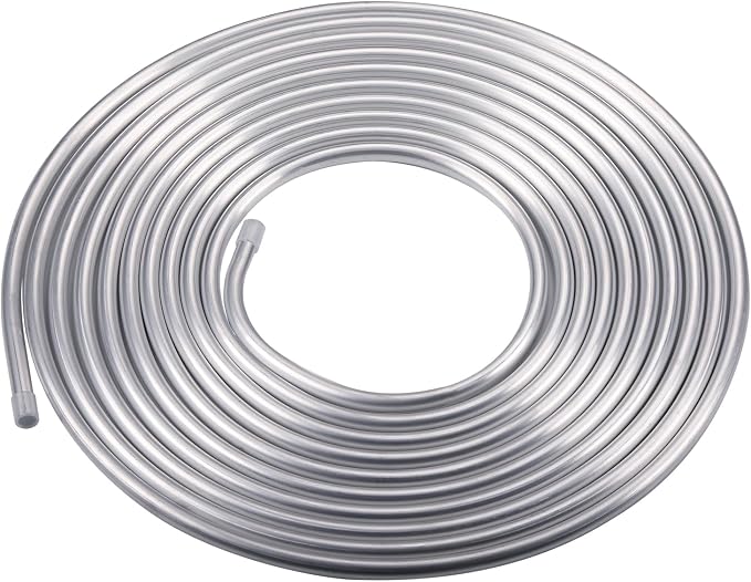 1/2" OD Aluminum Hard Fuel Line Hardline Tube Tubing Coil 10 Feet Roll - Image 2
